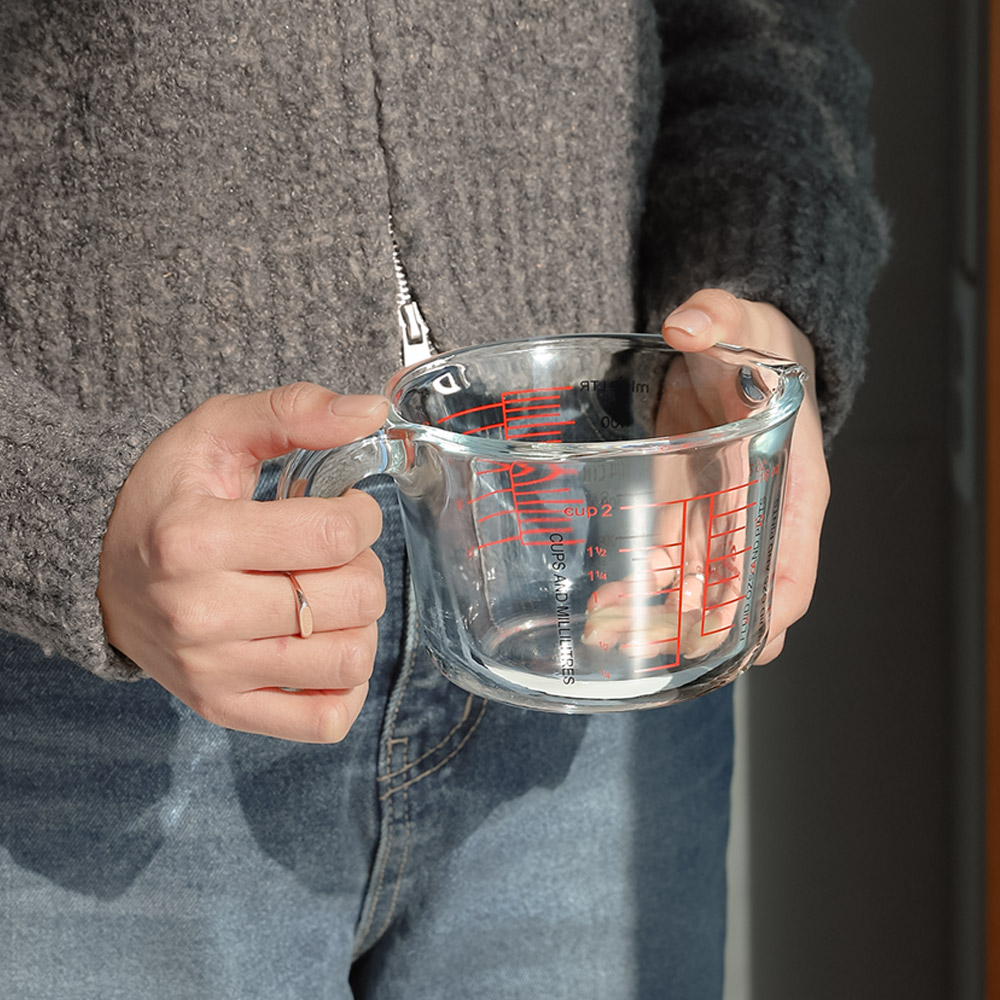 퓨어 글라스 계량컵 500ml - 상품 이미지