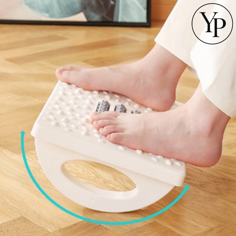 지압 발 받침대 마사지 발판 자세교정 흔들림 롤링 붓기 순환 피로 개선 다리 거치대