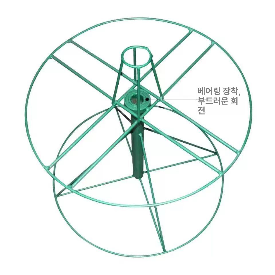 호스 감개 권치기 농사용 방차통 핸드코일 권취기 수납 정리 농업 스탠딩 호수 농약줄 단일 항목 - 상세 이미지 2