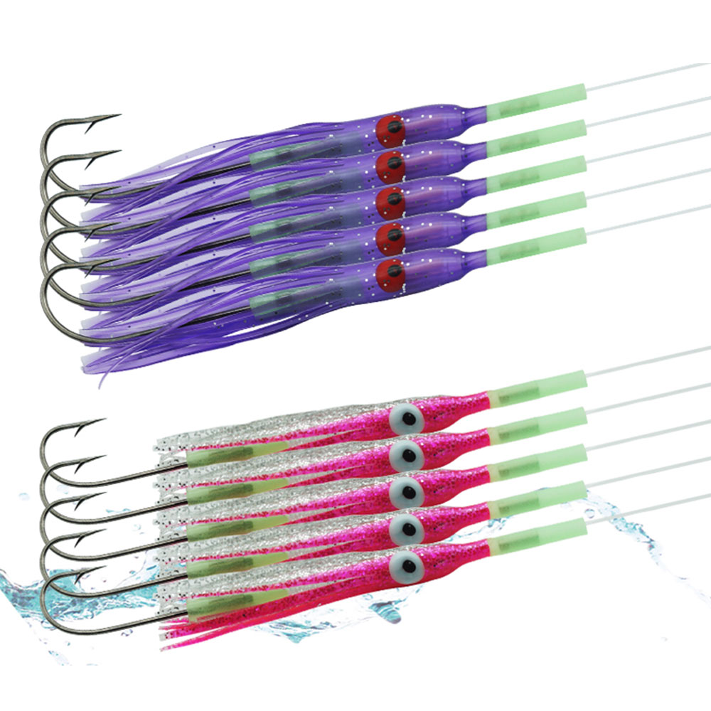 3mm 케미가 내장된 케미꼴뚜기 갈치 지선 채비 SY-224 - 상품 이미지