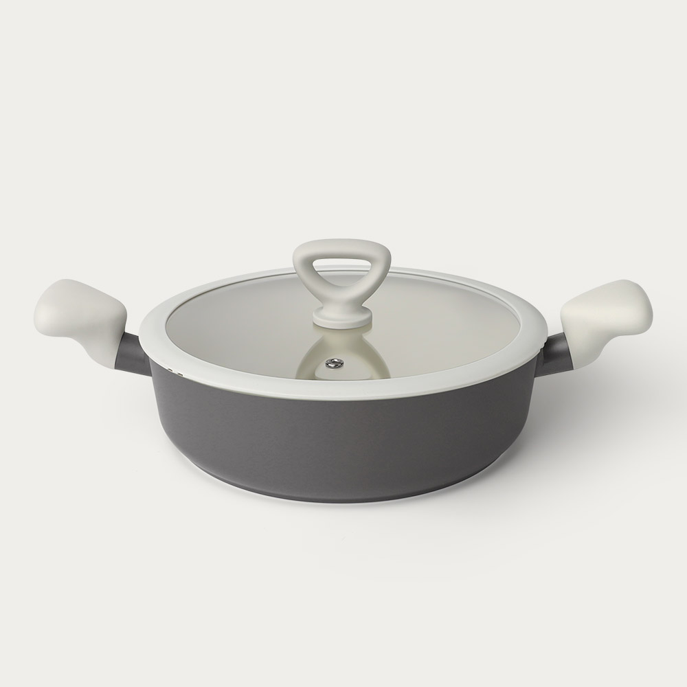 키친플라워 쿠킨 쿠키라떼 IH 냄비 편수 18cm - 상세 이미지 4