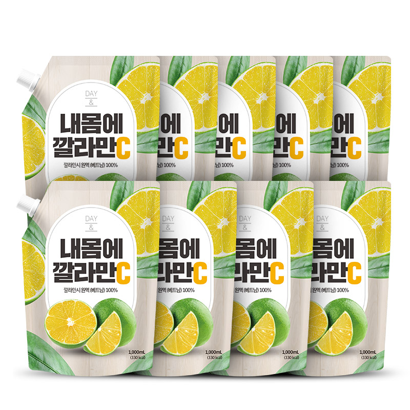 데이앤 내몸의 깔라만시, 1L, 8개 - 상품 이미지