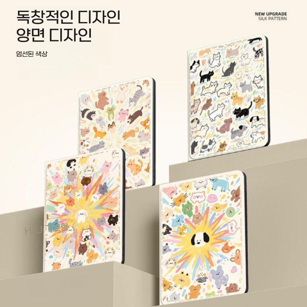 샤오신 패드 프로 GT 케이스 펜슬롯 애니멀 소프트 쉘 실리콘 프린팅 커버 - 상세 이미지 5