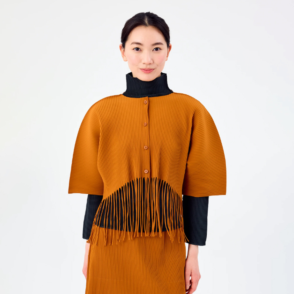 이세이미야케 미 가디건 FRINGE PLEATS MI54KO612 - 상세 이미지 4