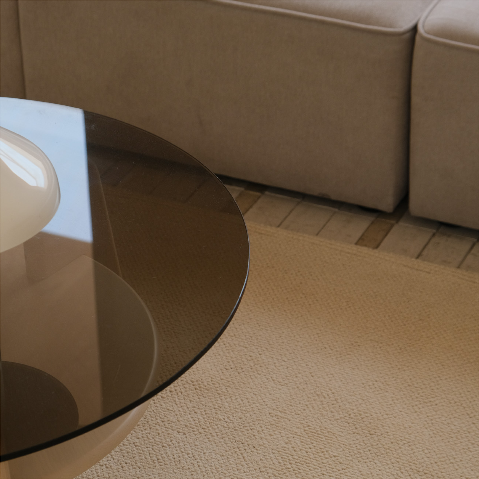 파르르맨션 거실 러그 사계절 단모 워셔블 카페트 먼지없는 러그 베이지, 100x150cm