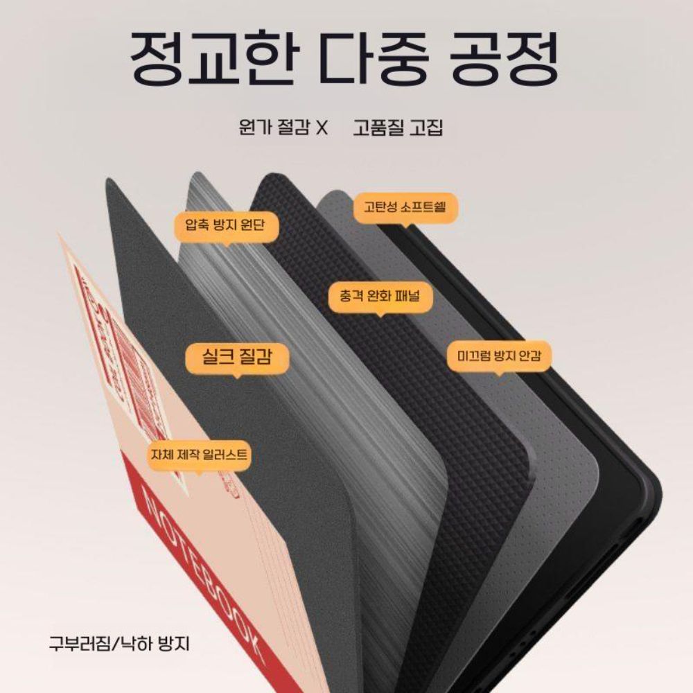 레노버 y700 4세대 케이스 노트북 스타일 프린팅 실리콘 커버 - 상세 이미지 4