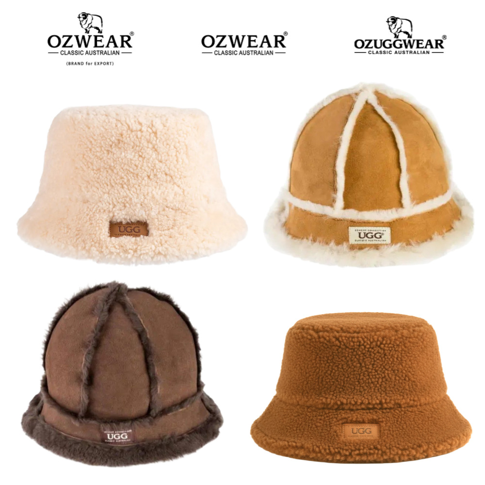 호주 오즈웨어 성인 키즈 겨울 벙거지 양털 방울모자 어그모자 버킷햇 OZWEAR - 상품 이미지