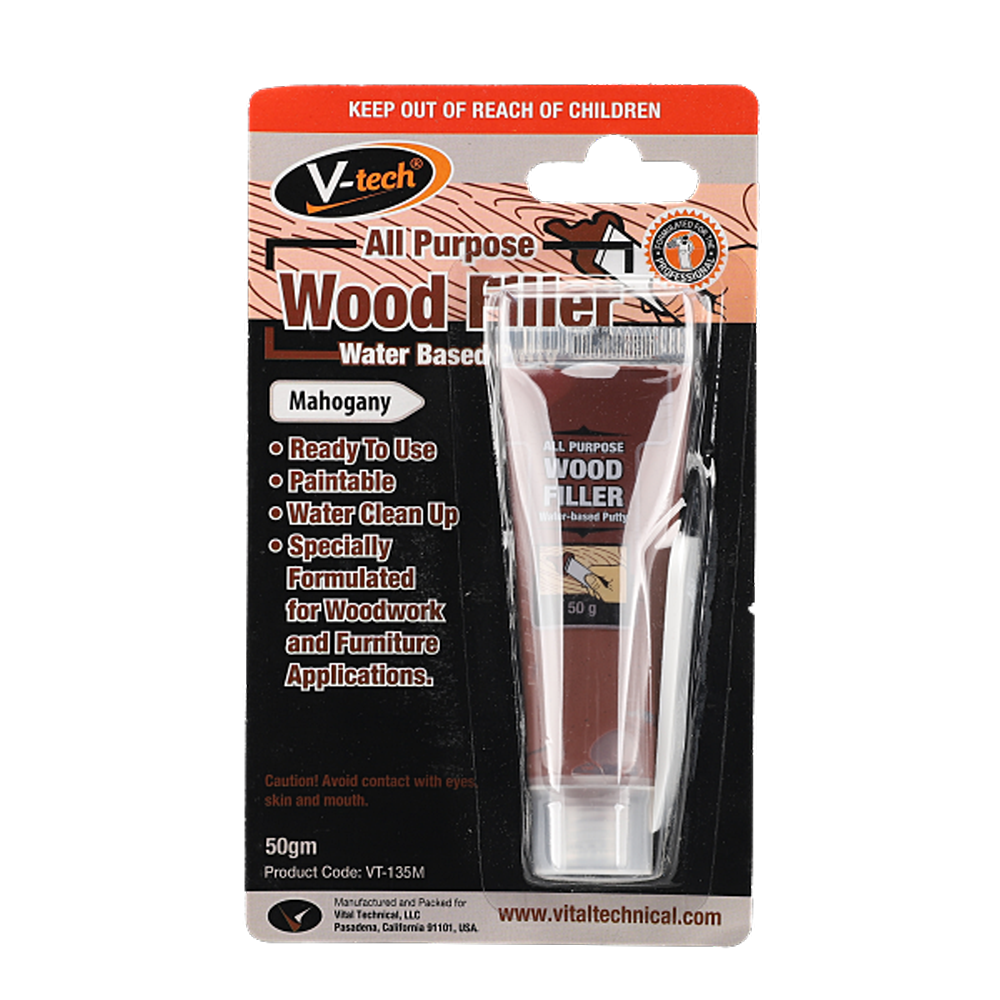 브이텍 우드필러 VT-135M 50g Mahogany 마루 목재 가구 나무 보수제 - 상품 이미지