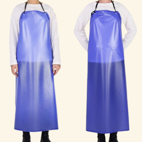 업소용 방수 앞치마 주방 식당 횟집 수산시장 롱 작업용 정육점 김장 예초 다용도 작업