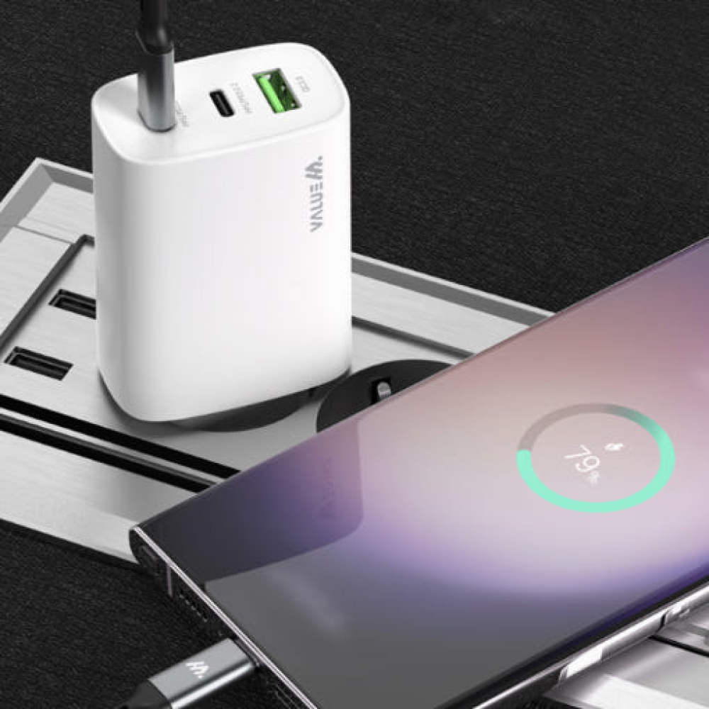 C타입 GaN 듀얼 삼성 호환 USB 고속 어뎁터 노트북 멀티 충전기 65W - 상세 이미지 2