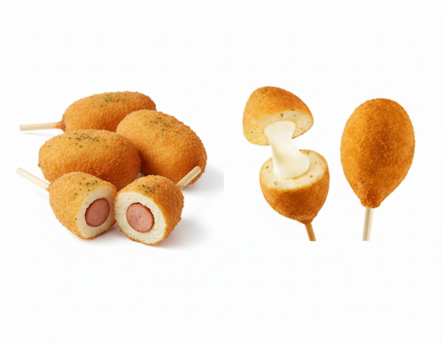 캐치티니핑 띠부씰 포함 크리스피 소세지핫도그 치즈핫도그 5개입 어린이간식 간편식품 [원산지:상세설명에 표시]