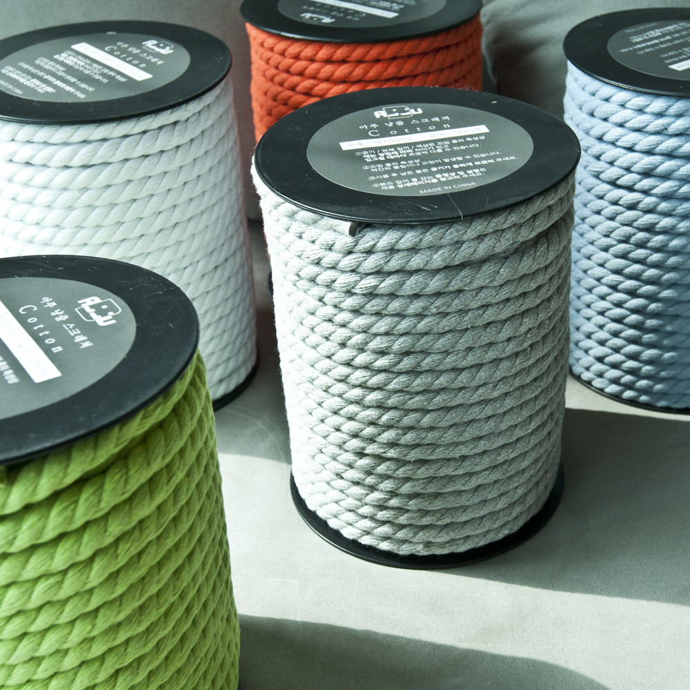 아쭈 고양이 스크래쳐 리필 컬러 면줄 면로프 40M 이미지 3