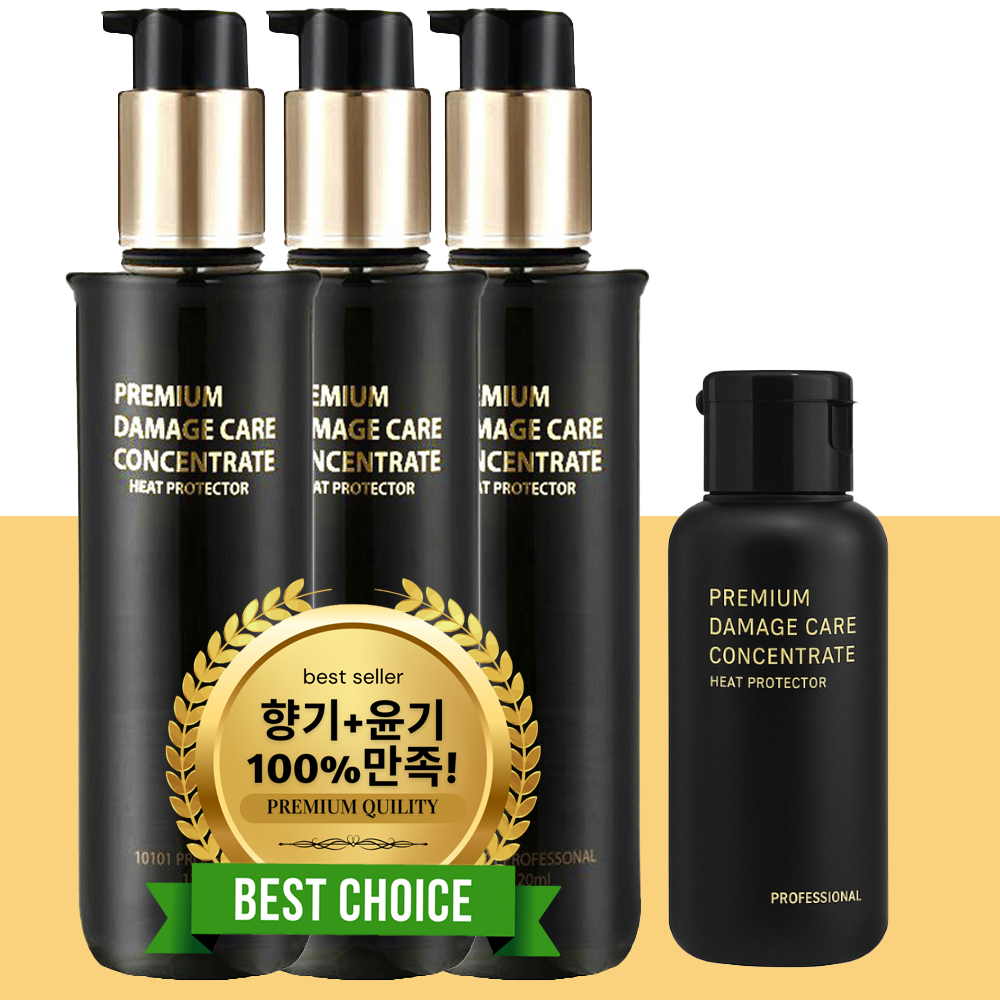 프리미엄 데미지케어 컨센트레이트120ml 3개+40ml,에스테티카 헤어팩100ml1개