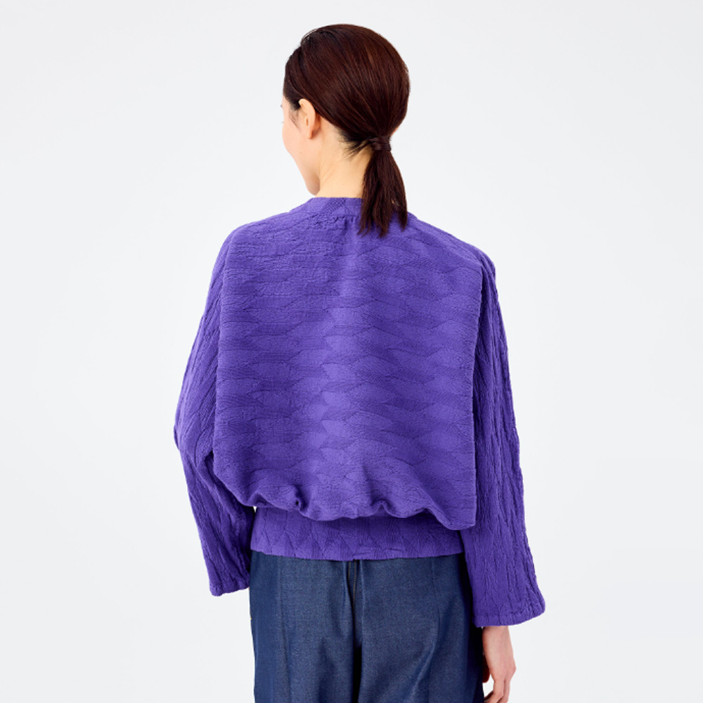 이세이미야케 미 가디건 KNIT LIKE CLOTH MI54FO643 - 상세 이미지 4
