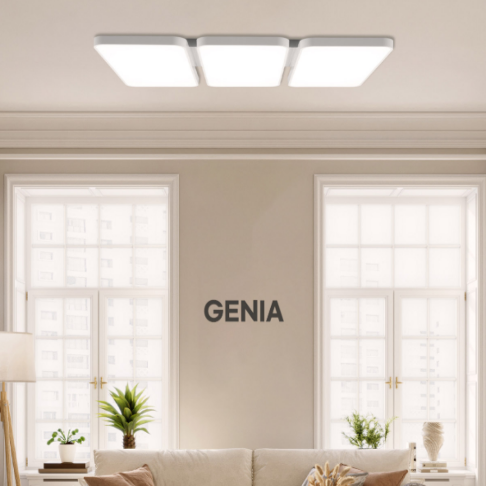 리모컨거실등 LED 사각 시스템 아파트 거실 조명 등 225W, 주광색,전구색,주백색 - 상품 이미지