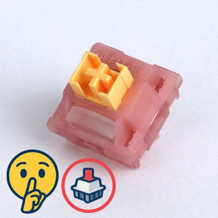 [35개] 오테뮤 저소음 피치 V3 스위치 축 키보드 리니어 적축