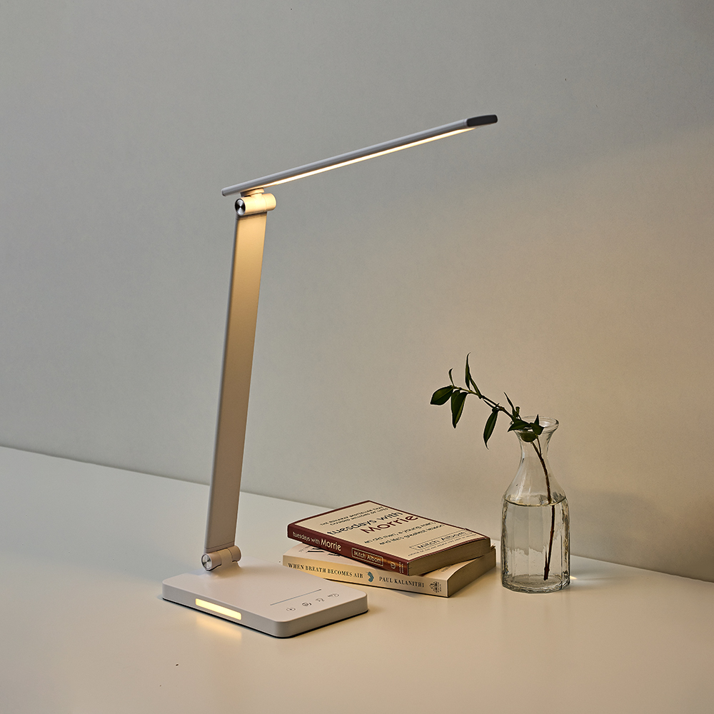 지노바 루미 무선 LED 독서등 시력보호 눈부심방지 책상 침대 휴대용 스탠드 조명