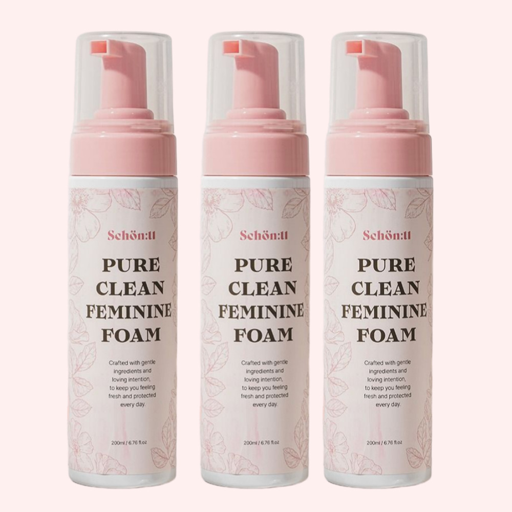 데일리 여성청결제 슌유 퓨어 클린 페미닌 포밍워시 약산성 저자극 Y존케어 200ml, 3개 - 상품 이미지
