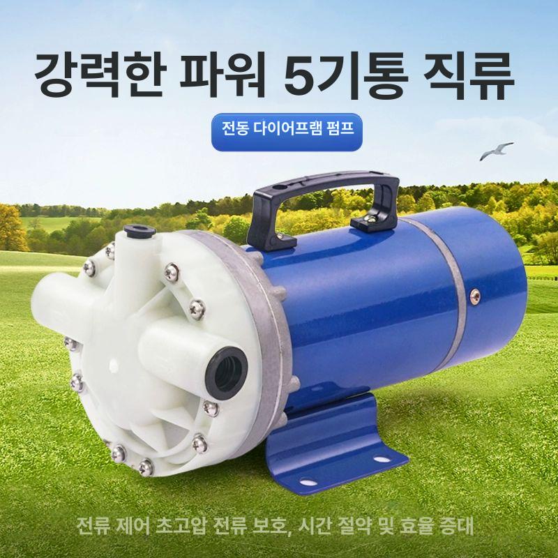 농업 고압 펌프 배수 양수기 다이아프램 콘센트 분사기 세차 스프레이 다이어프램 내구성 우물 500w 12v 5기통 - 상세 이미지 2