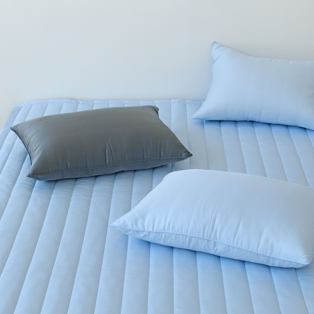 시원한 스탠다드 듀라론 냉감패드 고정밴드 미끄럼방지 항균 국산 여름 침대패드 Q