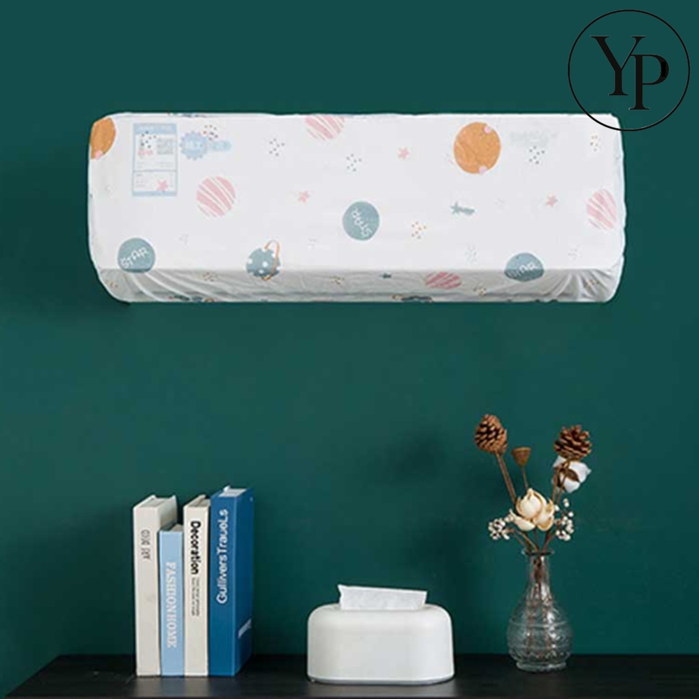 벽걸이 에어컨 가림막 덮개 먼지 오염 방지 커버 생활 방수 밴드형 가리개