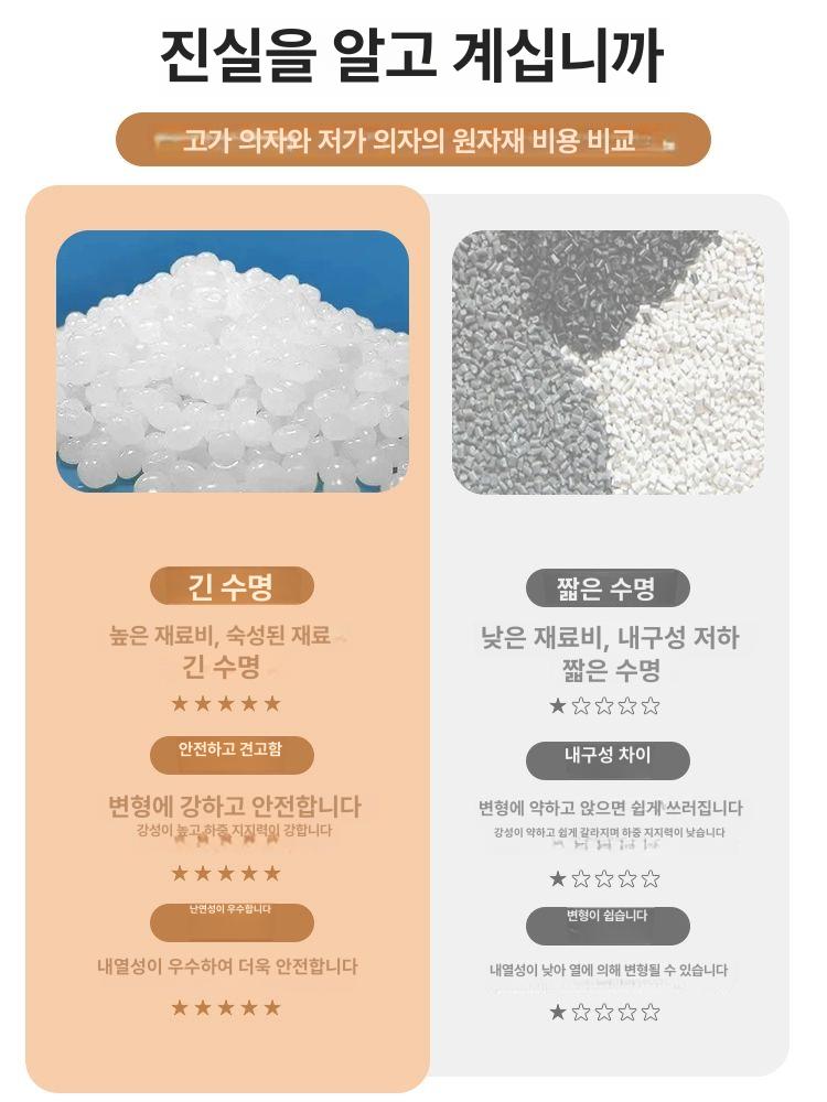 모던 플라스틱 간이의자 폴딩 폴딩체어 두꺼운 인테리어 가정 스택킹 업그레이드 두꺼운 친환경 저가형 4개 - 상세 이미지 4