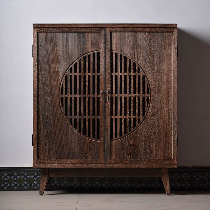 화초장 자개장 전통 수납장 고가구 문갑 공방 실내 서랍 서랍장 자개가구 75x34x90cm - 상세 이미지 3