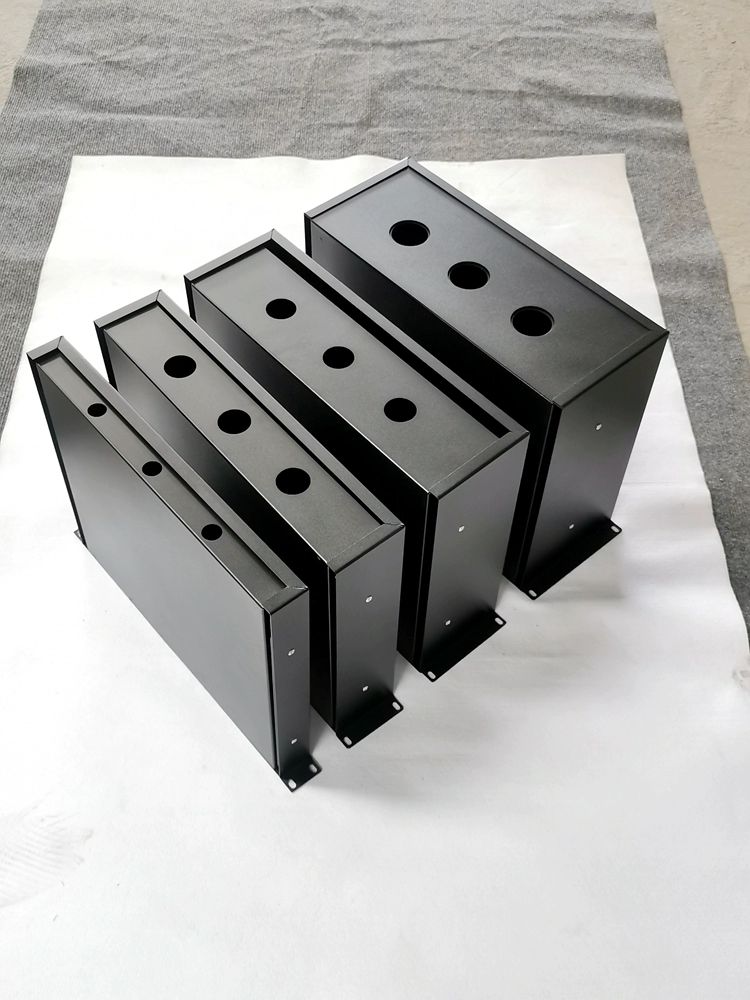 네트워크 케이스 pc케이스 선반 서랍 믹서 장비 전산랙 상자 2U 서랍 블랙 깊이240mm - 상세 이미지 4