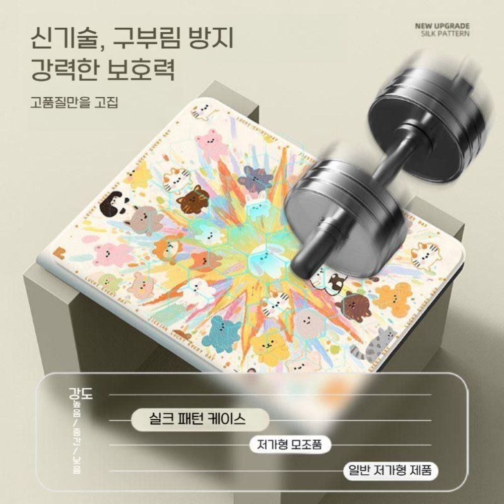 샤오신 패드 프로 GT 케이스 펜슬롯 애니멀 소프트 쉘 실리콘 프린팅 커버 - 상세 이미지 3