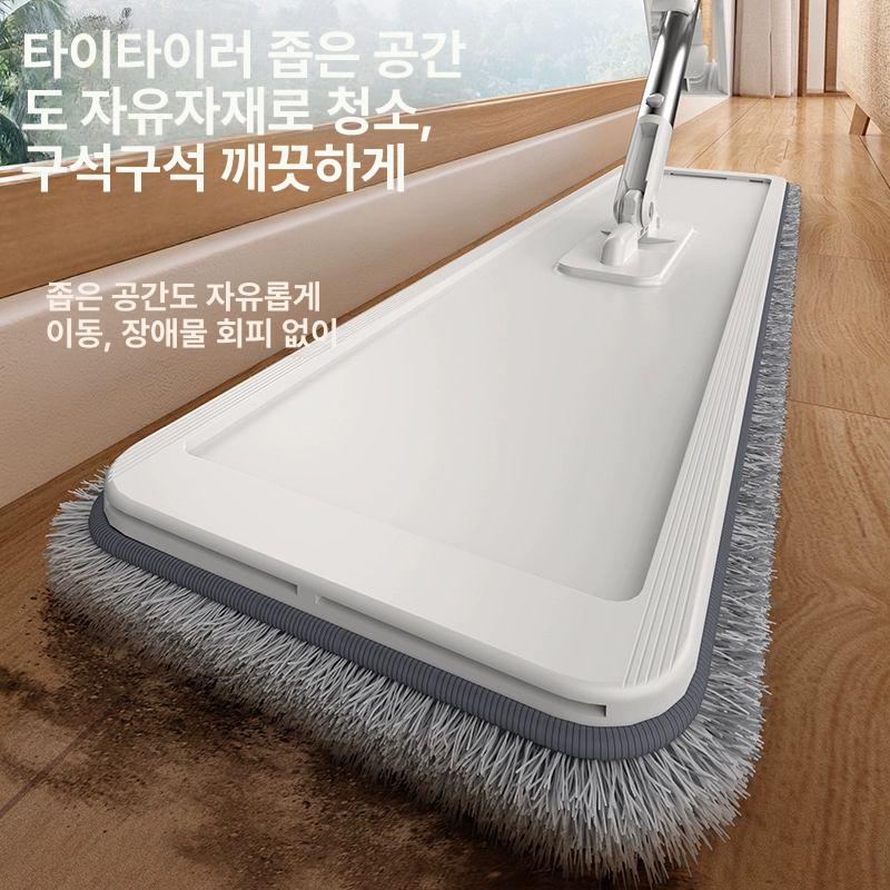 물걸레 청소기 수동 물청소 원룸 가정용 바닥 36cm 두꺼운 패널+6천-강화봉 - 상세 이미지 4