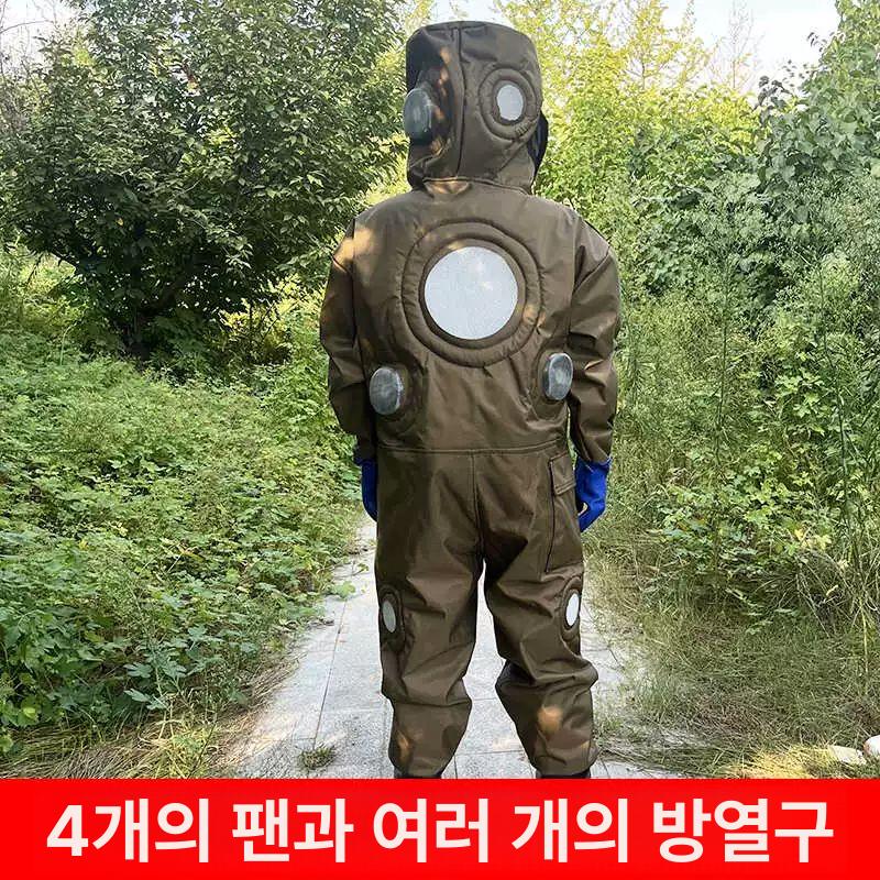 신상 양봉 작업슈트 전신 말벌 장비 보호복 안전복 일체형 작업복 벌집 M 157-163cm 40 - 상세 이미지 3
