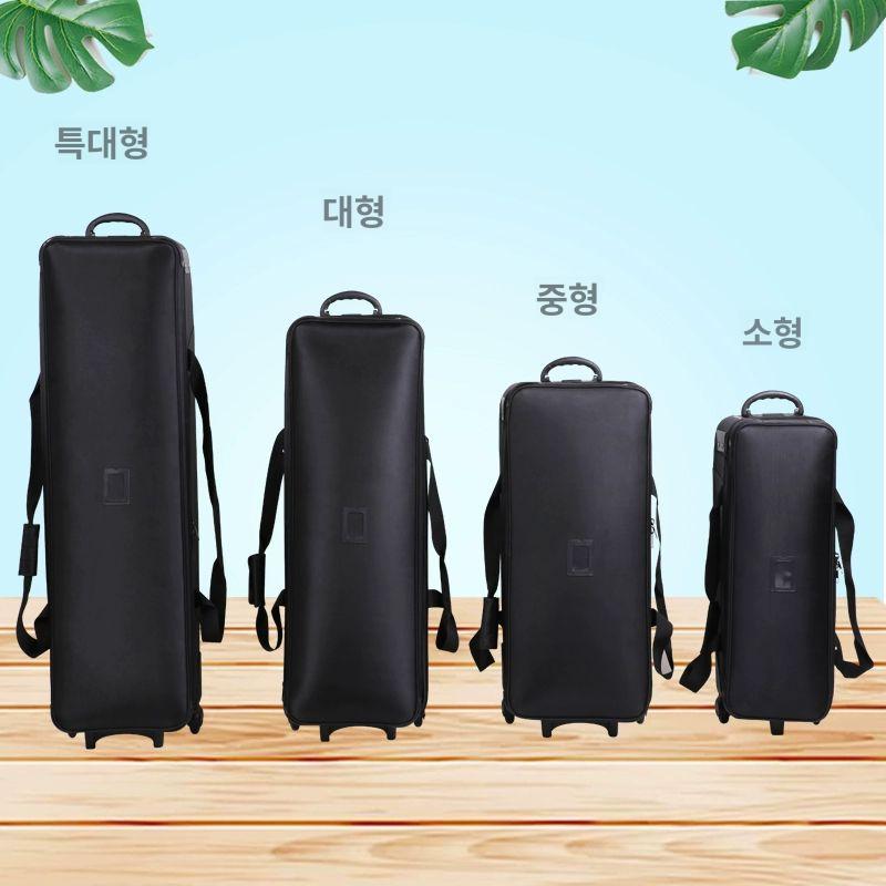 조명 가방 캐리어 바퀴형 장비 이동식 프레임 촬영 KC002 특대형 123x33x22cm - 상세 이미지 2