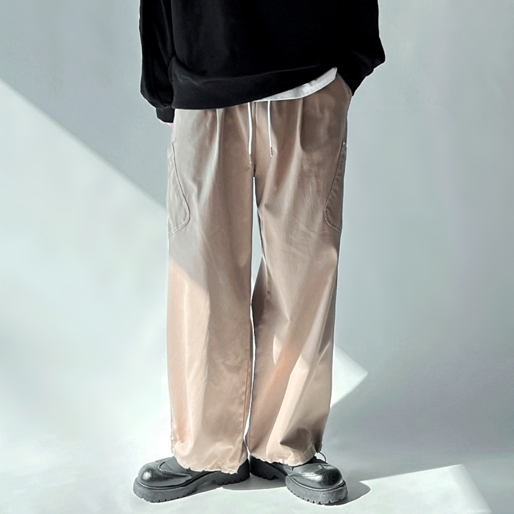 남자항아리바지 통큰바지 벌룬팬츠 치노팬츠 - 상세 이미지 5