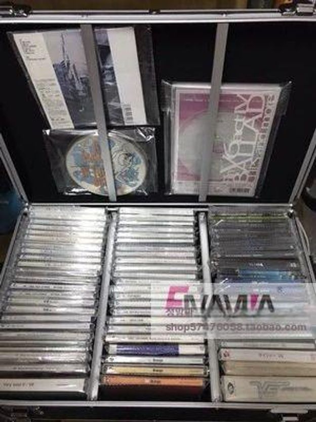 박스 CD 보관함 상자 알루미늄 대용량 수납함 제품 보관 수납 앨범형 케이스 두꺼운 내구성 실버 510장 3구역 - 상세 이미지 3