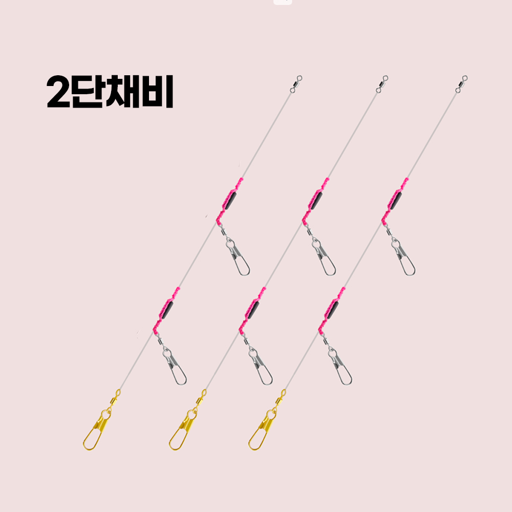 나올채비 A 쭈꾸미 갑오징어 채비 유동 단차 조절 직결채비 1단 - 상세 이미지 3