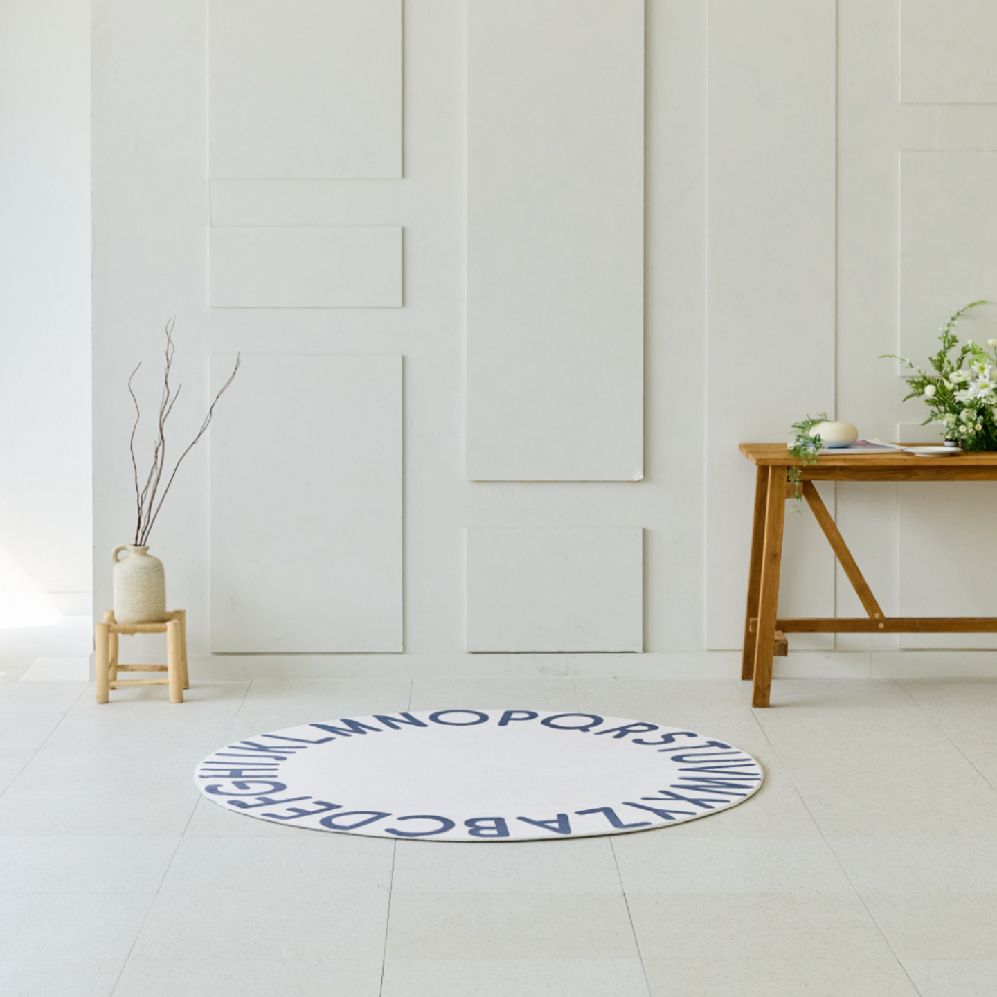 스타일러그 북유럽 모던 클래식 카페트 메트 에이투지, 원형 150cm