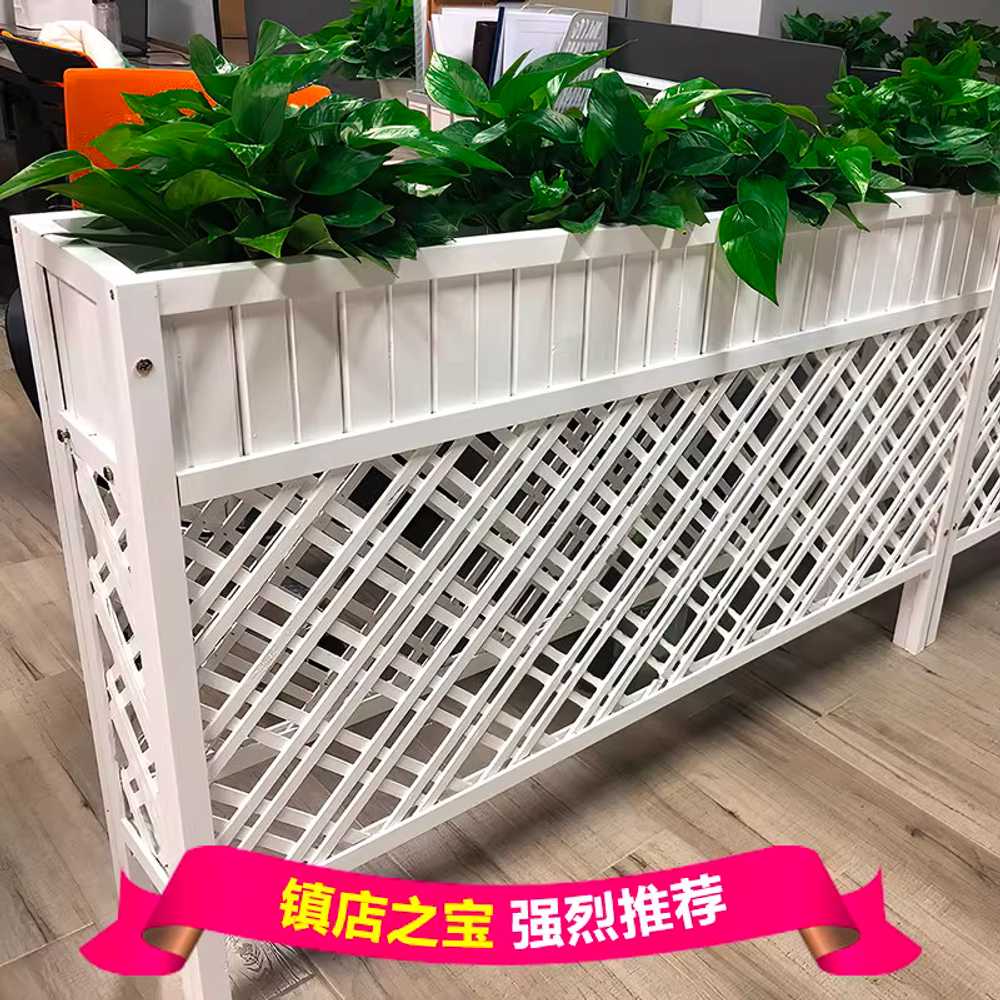 원목 화단 박스 야외 식물 선반 장식 파티션 울타리 100x25x90 - 상세 이미지 2