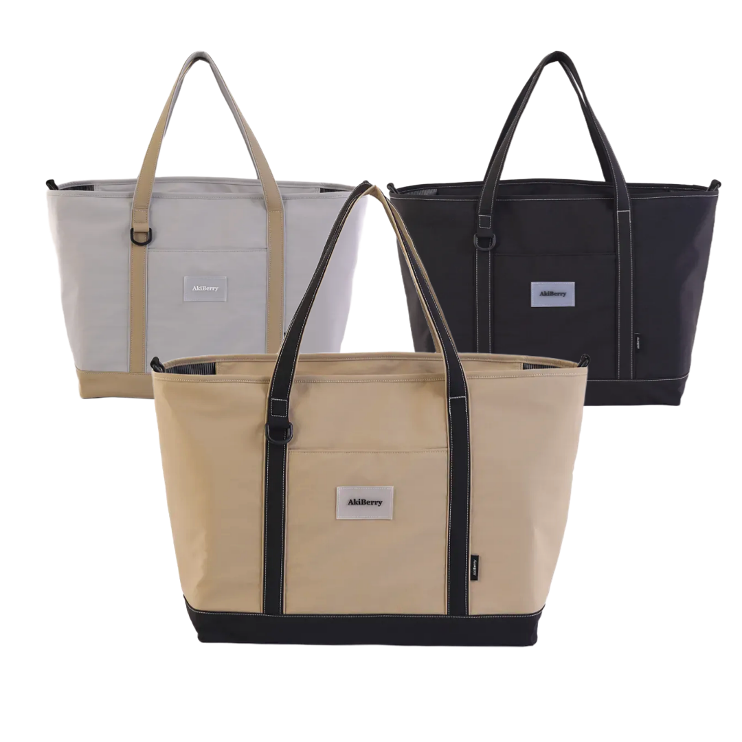 아키베리 리브백 / 기저귀가방 가벼운 방수 보냉 포켓 보부상 숄더백