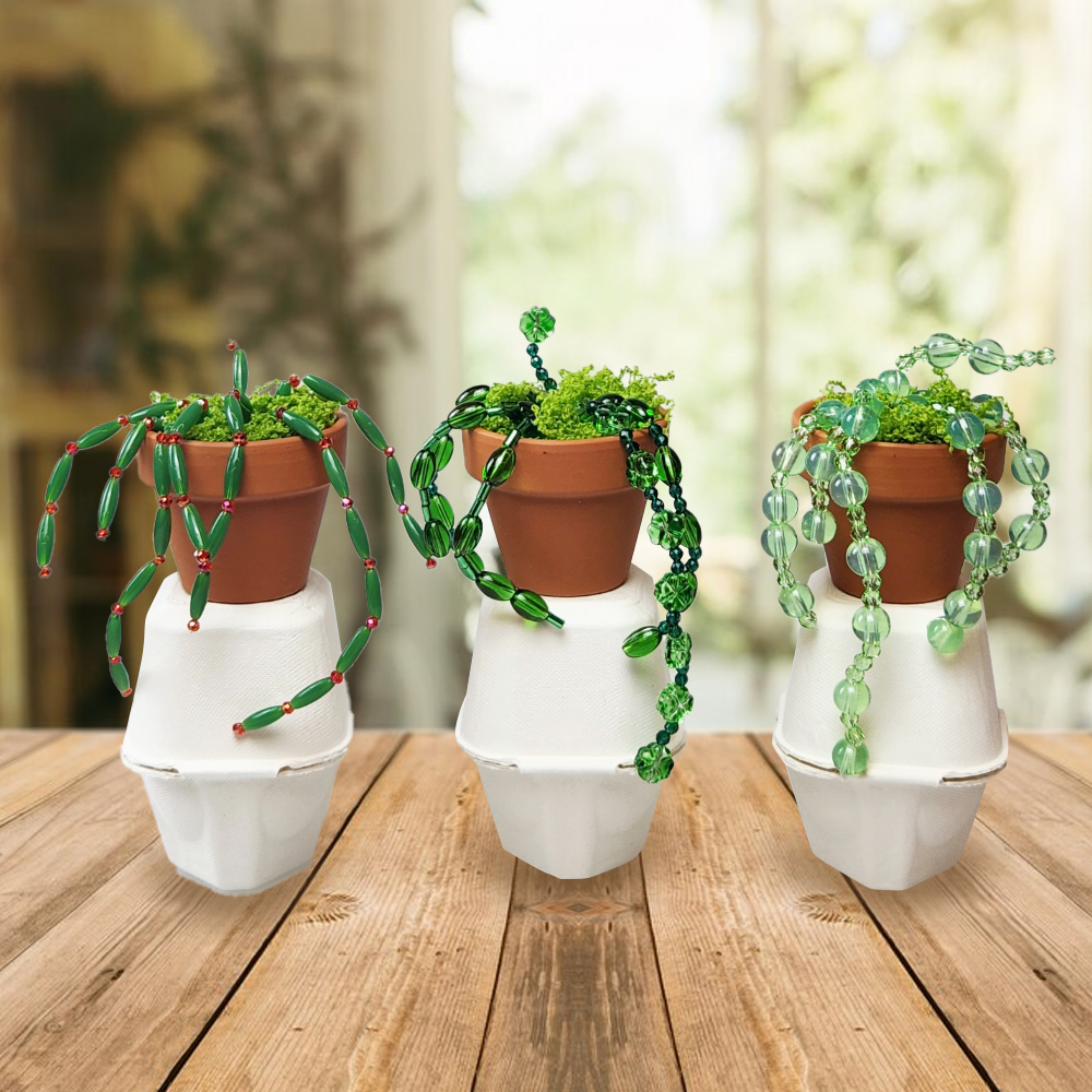 땡큐베리메르시 비즈식물만들기 미니화분 플랜트 DIY 키트 비즈공예재료 세트 - 상세 이미지 4