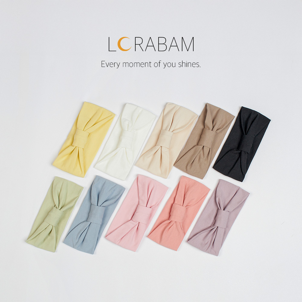 로라밤 에어 소프트 모달 헤어밴드 유아 신생아 아기 여아 50일 100일 돌 셀프 촬영