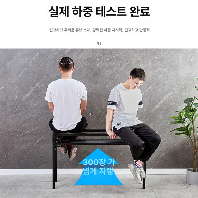 책상 가구다리 높이조절 원형 단층 지지대 테이블다리 장식장 서랍장 조절 폴딩 1.0 145cm 길이x38cm A - 상세 이미지 5