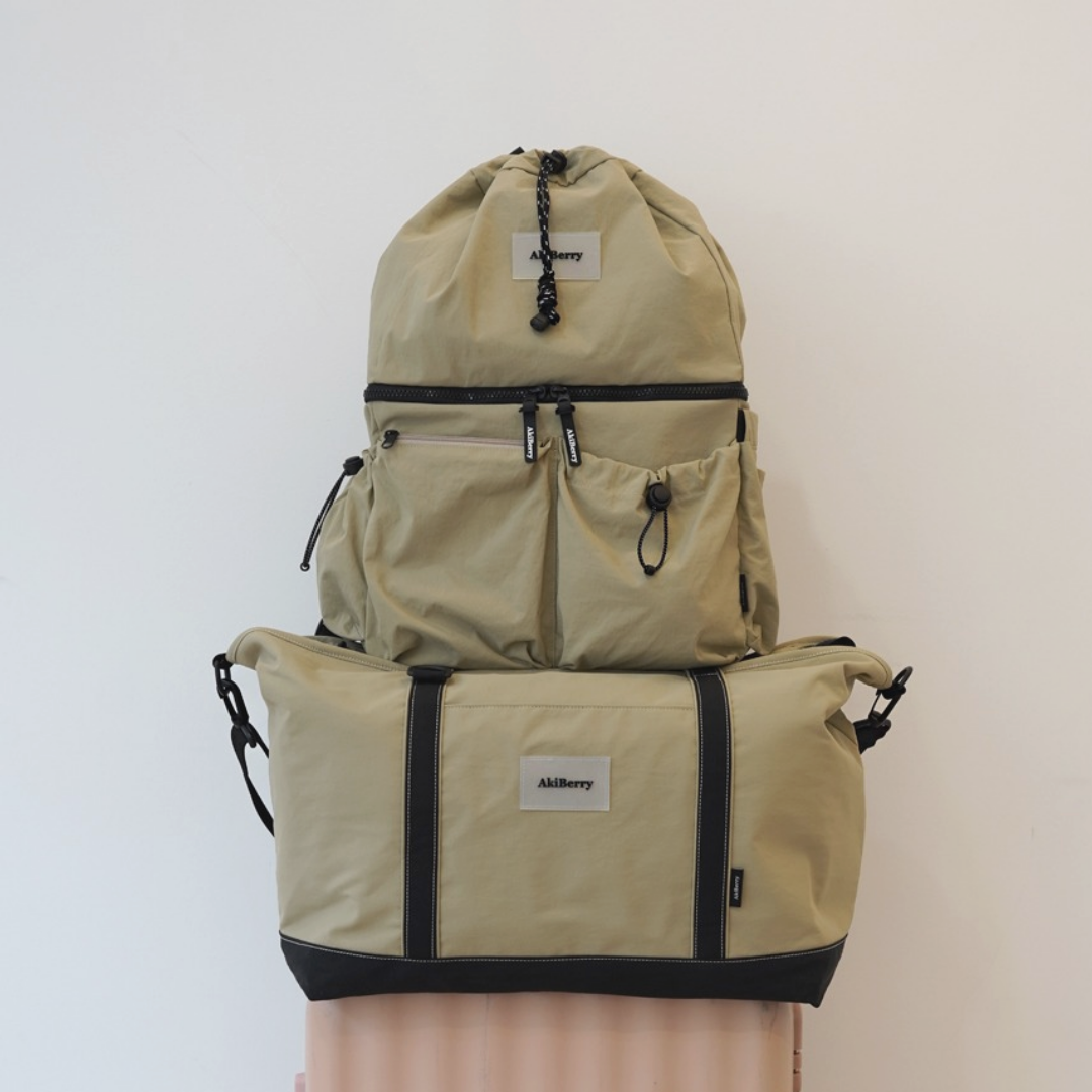 아키베리 리브백 / 기저귀가방 가벼운 방수 보냉 포켓 보부상 숄더백