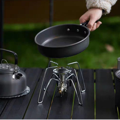 대륙의 테팔 차박 백패킹 코펠 2인용 캠핑 냄비 후라이팬 밥그릇