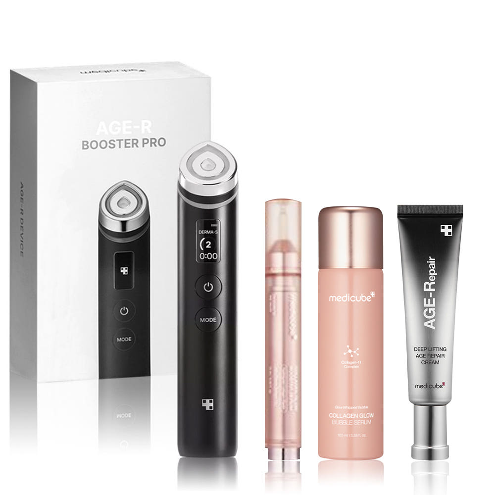 메디큐브 에이지알 부스터 프로+콜라겐 부스터세럼+버블 세럼+리페어크림