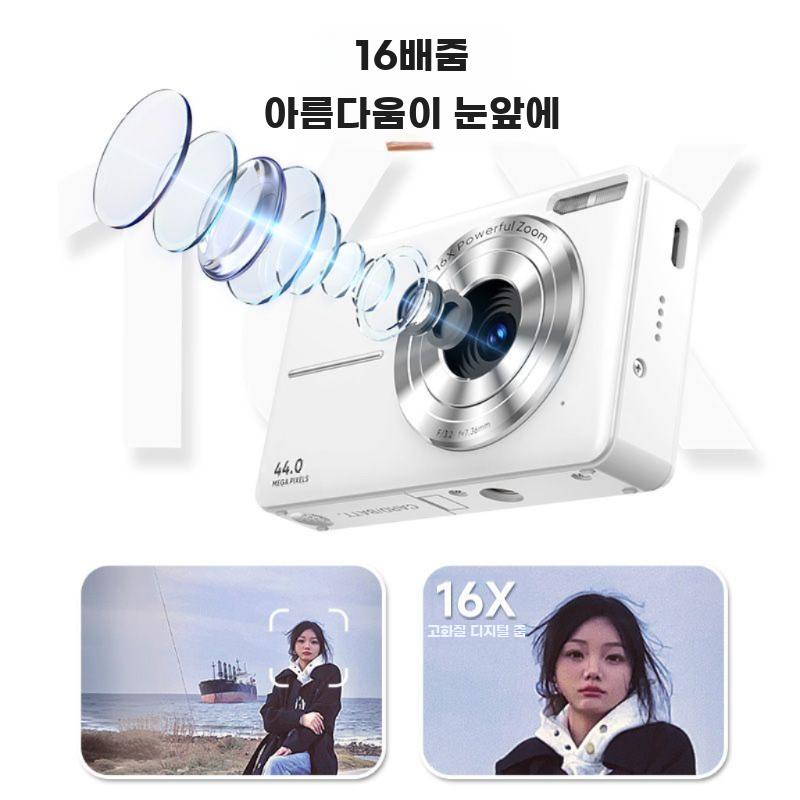 빈티지 디카 디지털 입문 옛날 복고풍 카메라 소형 - 상세 이미지 4