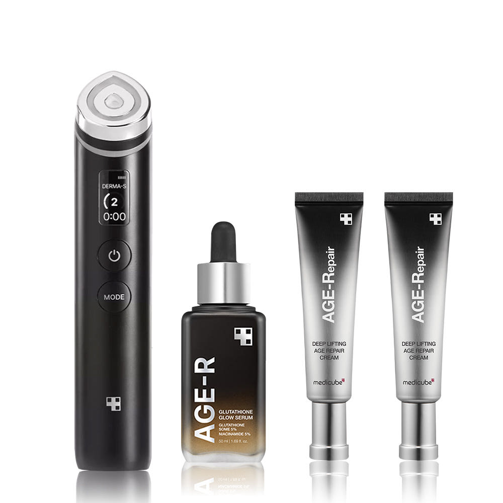 메디큐브 에이지알 부스터 프로+글루타치온 앰플 1개+에이지 리페어 크림 2개