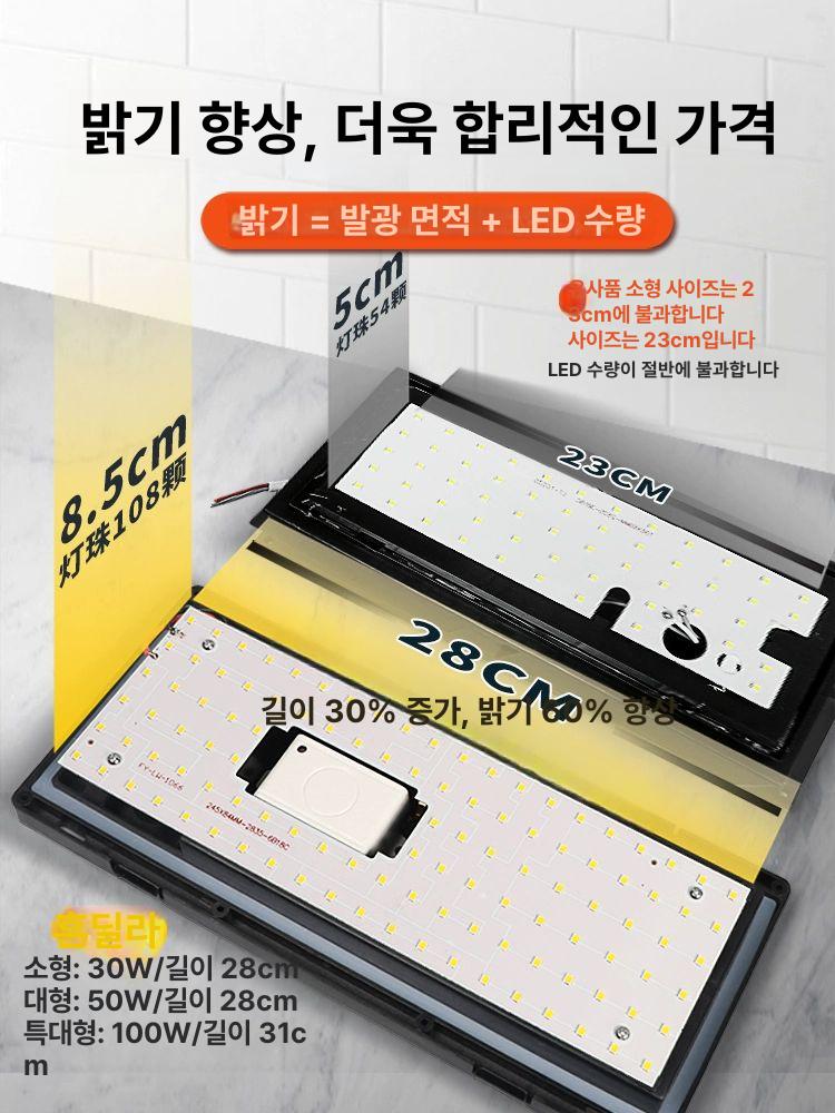 야외 LED 벽등 외벽등 빌라 조명 정원등 복도 방수 A형 플라스틱 쉘 소형 30W A - 상세 이미지 3