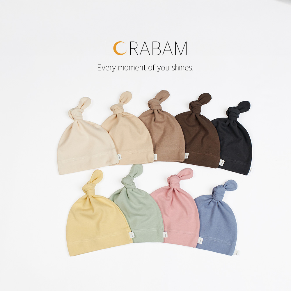 7+1 로라밤 컴포트 코튼40 꼭지모자 봄 가을 겨울 50일 100일 셀프 유아 아기 신생아