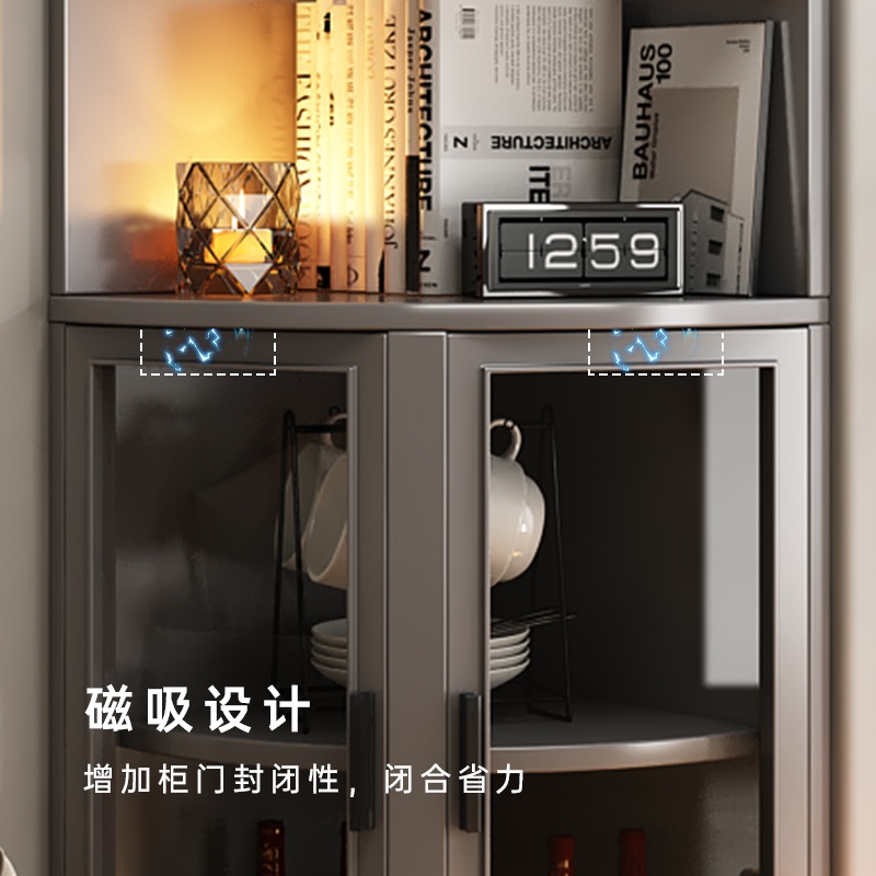 모서리진열장 수납장 틈새장 구석 코너장 엔틱 서랍 틈새선반 삼각 - 상세 이미지 3