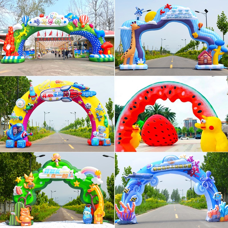 할로윈 문장식 축제입구 축제 무서운 웰컴 풍선 포토존 장식품 호박 해골 - 상세 이미지 2